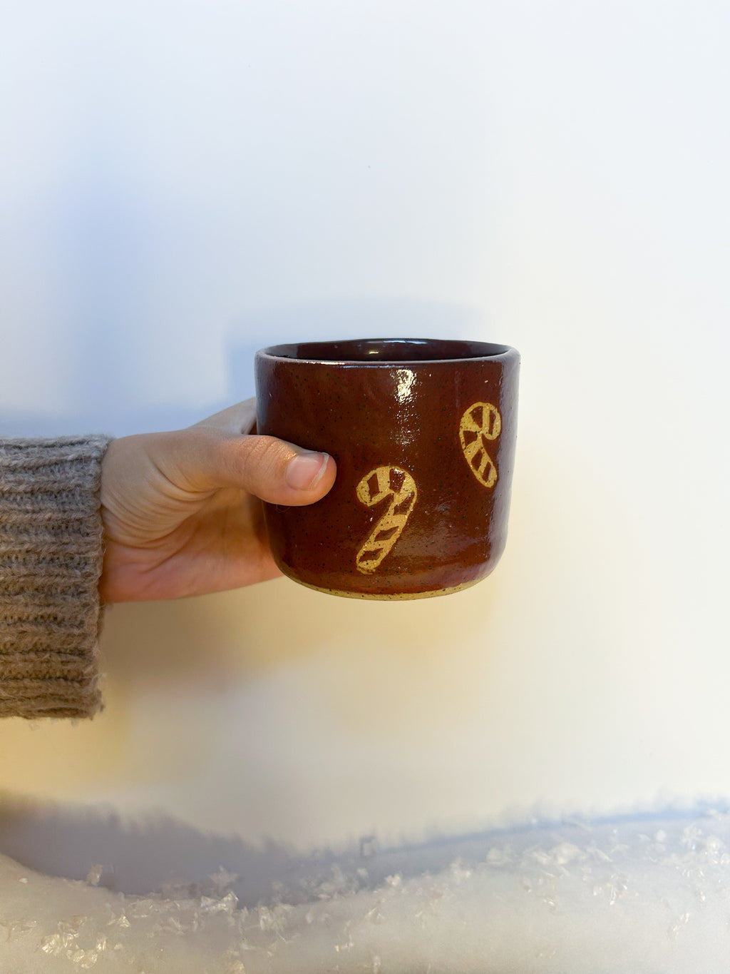 Tasse cannes de bonbon