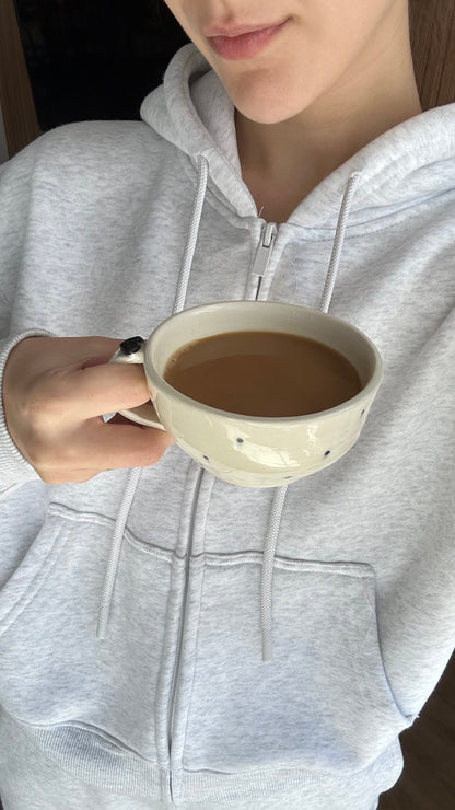 Tasse cœur fondant